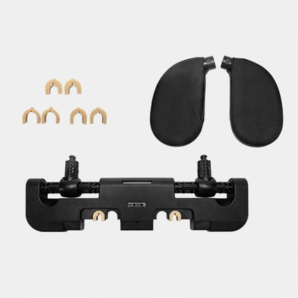 A02 Adjustable Car Auto U-shaped Memory Foam Neck Rest Cushion Seat Pillow, A02 (Black), A02 (Beige)