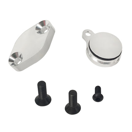 ZK-058 Car LS EGR Delete Intake Exhaust Block Off Plate for Chevrolet Silverado LSX 4.8L 5.3L 6.0L LQ4, ZK-058