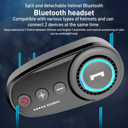 K10 Motorcycle Bluetooth Helmet Headset, Black Hard Pole Microphone, Black Hidden Microphone, Carbon Fiber Hard Pole Microphone, Carbon Fiber Hidden Microphone, Black Hard Pole Microphone