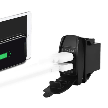 Car 4.8A Double-sided Mobile Phone Charger