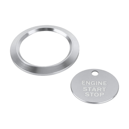 Car Engine Start Key Push Button Ring Trim Sticker Decoration for Ford F150, For Ford F150 (Silver), For Ford F150 (Black), For Ford F150 (Gold), For Ford F150 (Blue), For Ford F150 (Red)