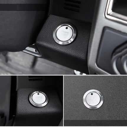 Car Engine Start Key Push Button Ring Trim Sticker Decoration for Ford F150, For Ford F150 (Silver), For Ford F150 (Black), For Ford F150 (Gold), For Ford F150 (Blue), For Ford F150 (Red)
