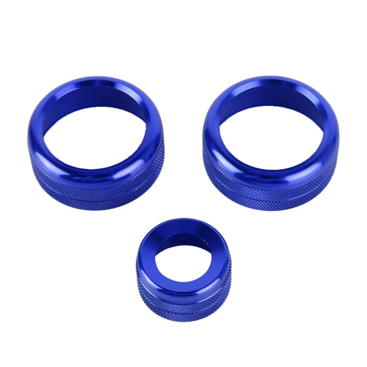 3 PCS Car Metal Air Conditioner Knob Case for BMW X1 / X2 / GT