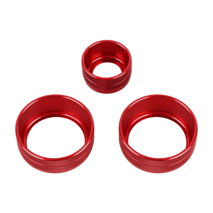 3 PCS Car Metal Air Conditioner Knob Case for BMW X1 / X2 / GT