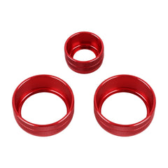 3 PCS Car Metal Air Conditioner Knob Case for BMW X1 / X2 / GT