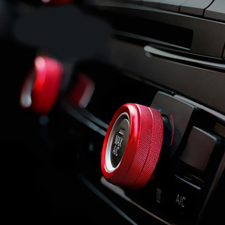 3 PCS Car Metal Air Conditioner Knob Case for BMW X1 / X2 / GT
