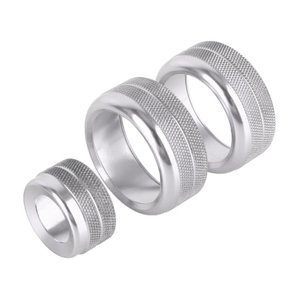 3 PCS Car Metal Air Conditioner Knob Case for BMW X1 / X2 / GT, For BMW X1 / X2 / GT (Silver), For BMW X1 / X2 / GT (Blue), For BMW X1 / X2 / GT (Red)
