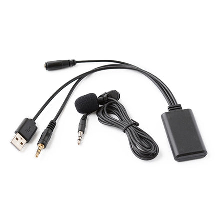Car AUX Music + MIC Bluetooth Phone Cable, Cable Length: 1.5m, Car AUX Cable