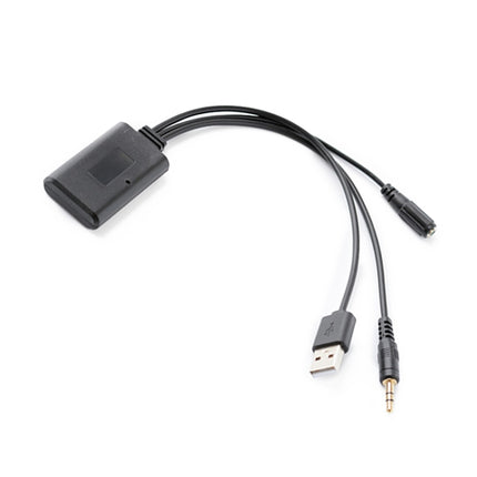 Car AUX Music + MIC Bluetooth Phone Cable, Cable Length: 1.5m, Car AUX Cable