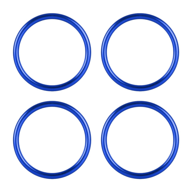 4 PCS / Set Air Conditioning Vent Metal Decorative Ring for Audi A1, For Audi A1