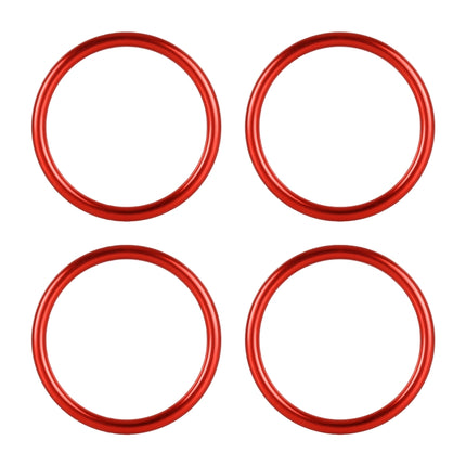 4 PCS / Set Air Conditioning Vent Metal Decorative Ring for Audi A1