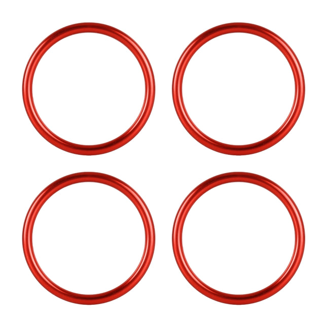 4 PCS / Set Air Conditioning Vent Metal Decorative Ring for Audi A1
