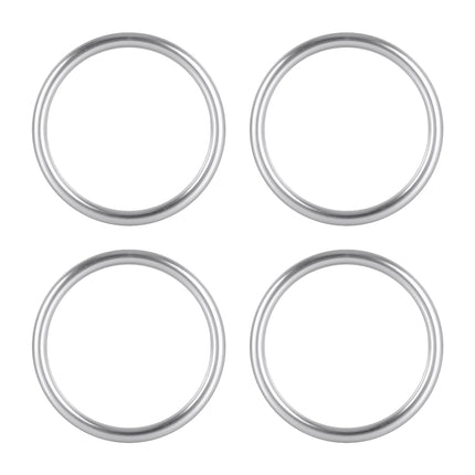 4 PCS / Set Air Conditioning Vent Metal Decorative Ring for Audi A1