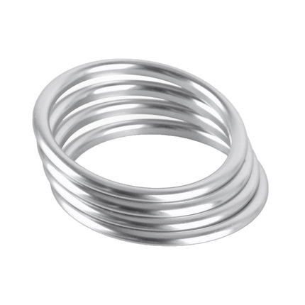 4 PCS / Set Air Conditioning Vent Metal Decorative Ring for Audi A1, For Audi A1