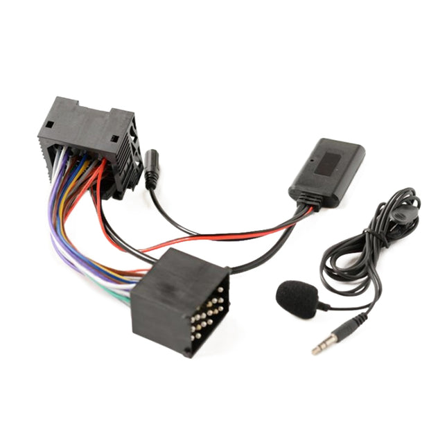 Car AUX Wireless Bluetooth Audio Cable with MIC Call Function for BMW E46, For BMW E46(Wireless)