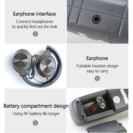 DUOYI DY26A Car Ultrasonic Leak Location Determine Meter