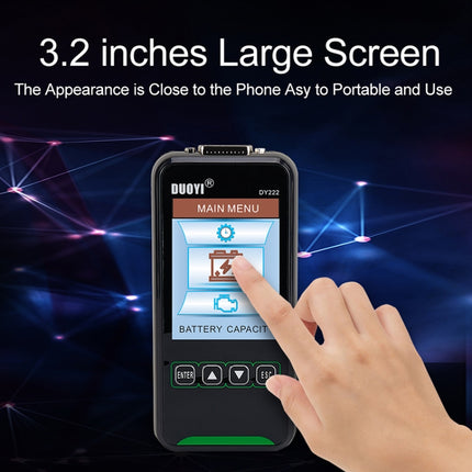 DUOYI DY222 Car 12V / 24V Battery Tester