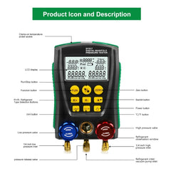 DUOYI DY517A Car Air Conditioning Diagnostic Instrument Temperature Monitor Fluoride Meter, DY517A