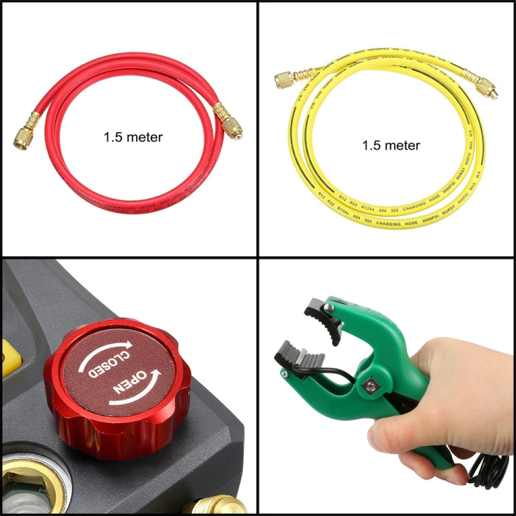 DUOYI DY517A Car Air Conditioning Diagnostic Instrument Temperature Monitor Fluoride Meter, DY517A