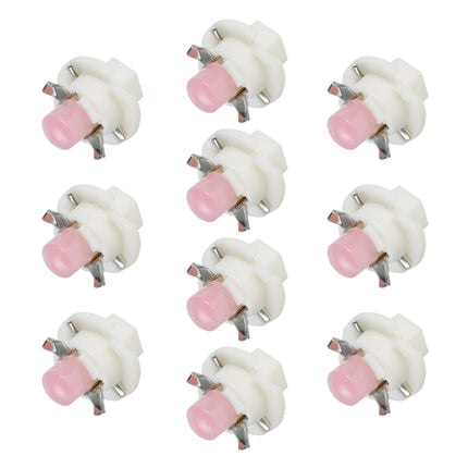 10 PCS B8.4 0.2W DC12V Wedge Instrument Panel COB LED Light Dashboard Gauge Cluster Indicator Lamp Bulb, B8.4 (Pink Light), B8.4 (Green Light), B8.4 (Red Light), B8.4 (White Light), B8.4 (Yellow Light)