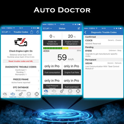 Mini Bluetooth 4.0 ELM327 OBD Car Fault Diagnostic Scanner, Bluetooth 4.0