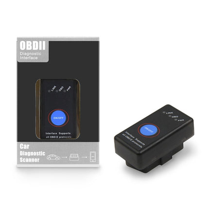 Mini Bluetooth 4.0 ELM327 OBD Car Fault Diagnostic Scanner with Power Switch, Bluetooth 4.0 with Power Switch