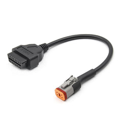 4Pin Motorcycles OBD2 Conversion Cable OBDII Diagnostic Adapter Cable for Harley Davidson, 4Pin