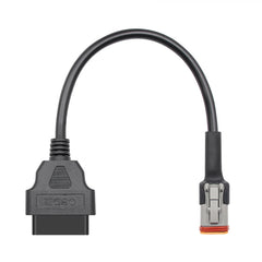 4Pin Motorcycles OBD2 Conversion Cable OBDII Diagnostic Adapter Cable for Harley Davidson, 4Pin