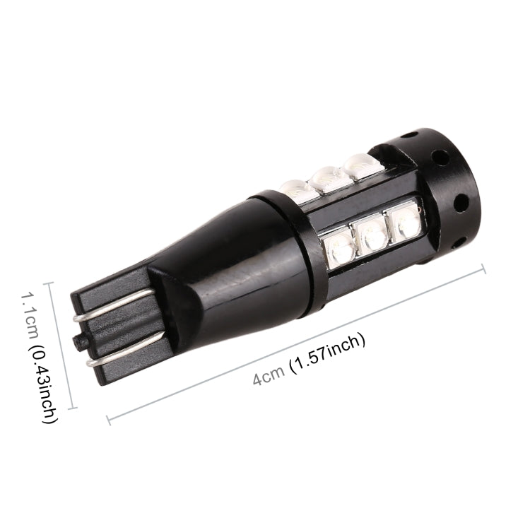2 PCS T10 DC12V / 6.5W Car Clearance Light 15LEDs SMD-3030 Lamp Beads