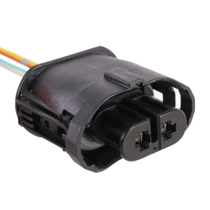 1 Pair Car H11 Bulb Holder Base Female Socket with Cable for BMW