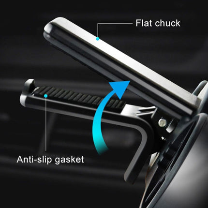 Car Dual-turbo Air Outlet Magnetic Mobile Phone Holder with Aromatherapy