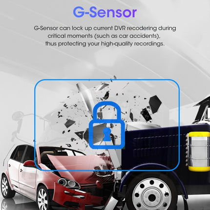 7 inch Car Digital Wireless Rear-view Split-screen Monitor Four Record