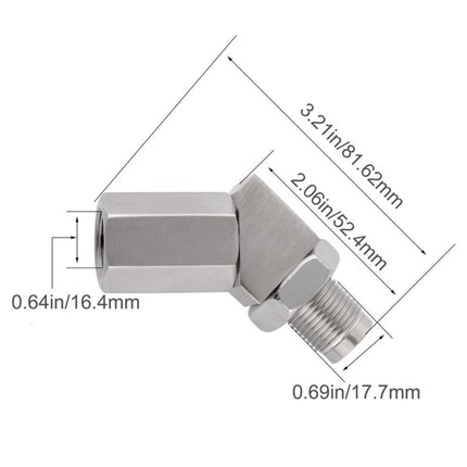 Car 45 Degree Oxygen Sensor M18x1.5 Adapter