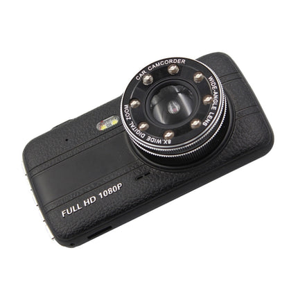 D910 4 inch 1080P HD Night Vision Dual Record Driving Recorder, D910 Dual Record