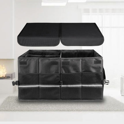 Soft Middle Partition Car Trunk Foldable Storage Box, Size: 58 x 40 x 30cm, Soft Middle Partition