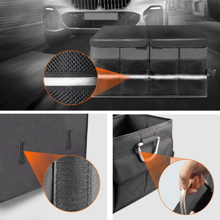 Soft Middle Partition Car Trunk Foldable Storage Box, Size: 58 x 40 x 30cm, Soft Middle Partition