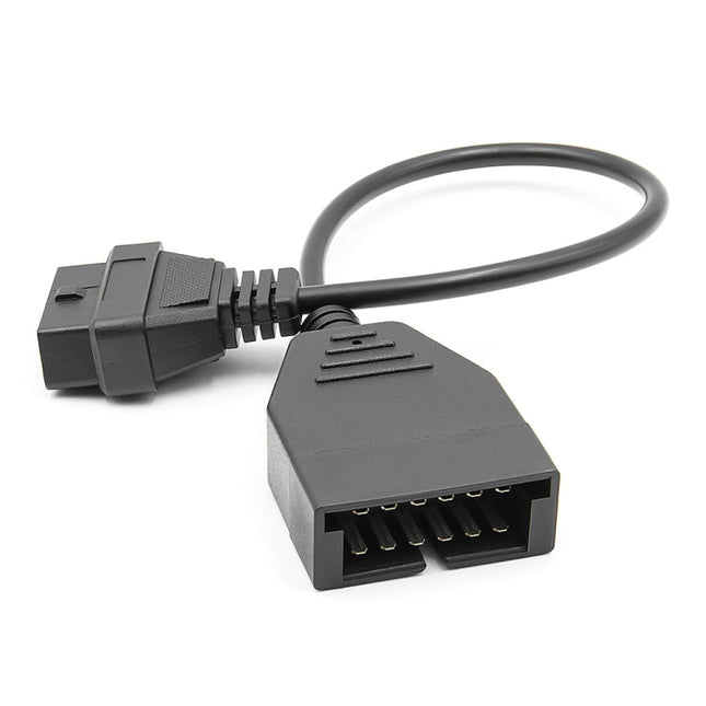12Pin to 16Pin Car OBD2 Conversion Cable OBDII Diagnostic Adapter Cable for GM, 12Pin to 16Pin for GM