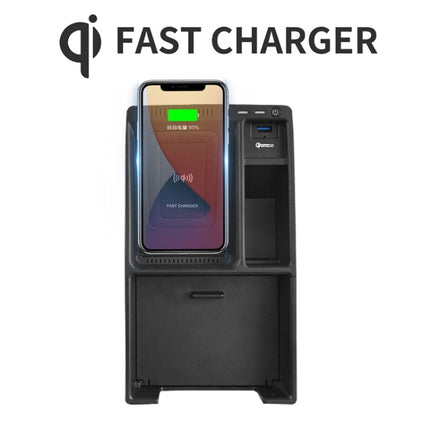 HFC-1050 Car Qi Standard Wireless Charger 10W Quick Charging for Audi A4L 2017-2022, Left Driving, HFC-1050