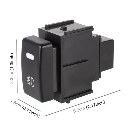 TS-20 Car Fog Light On-Off Button Switch with Cable for Nissan Qashqai 2008-2010