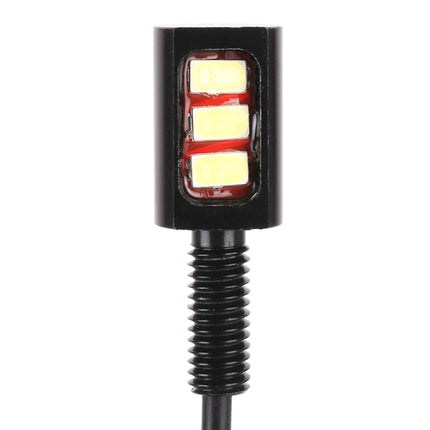 1 Pair DC12V 0.4W 3LEDs SMD-5630 Car / Motorcycle License Plate Light, Cable Length: 27cm