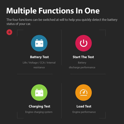 KINGBOLEN KBL520 Car Digital Load Battery Tester