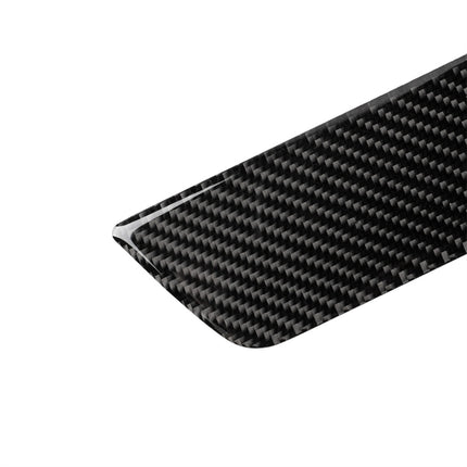 2 PCS Carbon Fiber Car Back Door Threshold Decorative Sticker for Tesla Model 3, Back Door Threshold