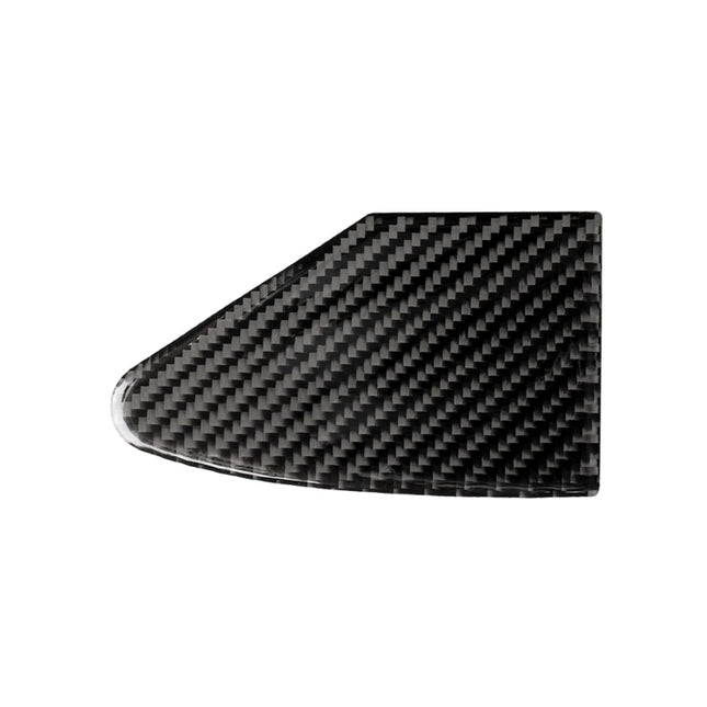 Carbon Fiber Car Charging Port Panel Decorative Sticker for Tesla Model X, Suitable for Left Driving, Charging Port Panel