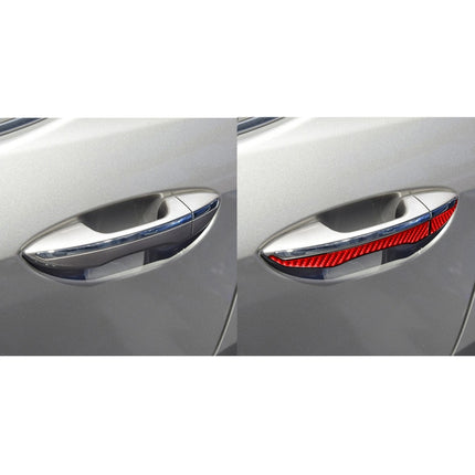 8 PCS / Set Carbon Fiber Car Outer Handle Decorative Sticker for Toyota Corolla 2014-2018,Left and Right Drive Universal, Outer Handle
