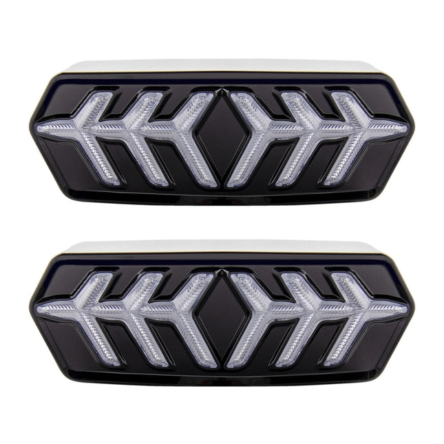 2 PCS KC670 Motorcycle Integrated Flashing Turn Signal Brake Tail Light for Honda MSX125 CBR650F CTX700, KC670