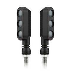 2 PCS KC050 Motorcycle LED Turn Signal Running Brake Light