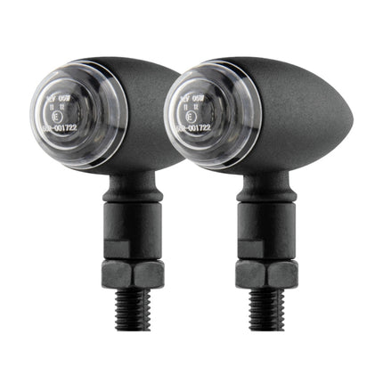 2 PCS KC805 Motorcycle Retro Metal Turn Signal Light