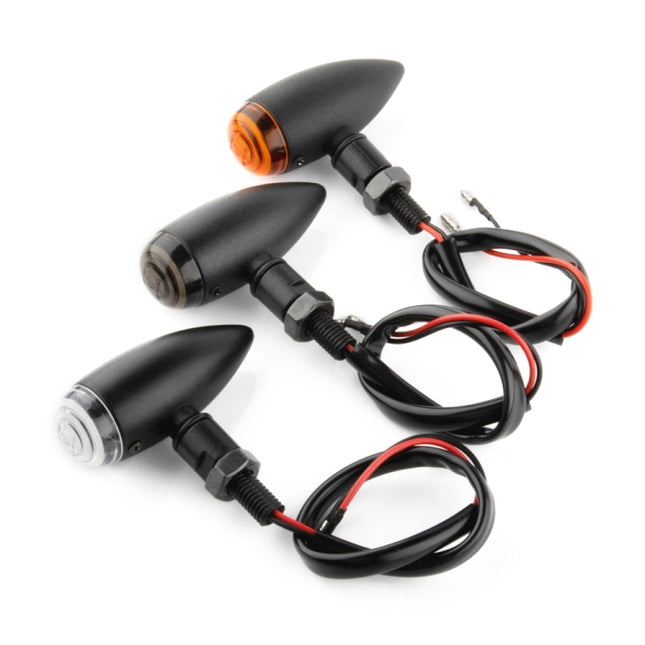 2 PCS KC805 Motorcycle Retro Metal Turn Signal Light