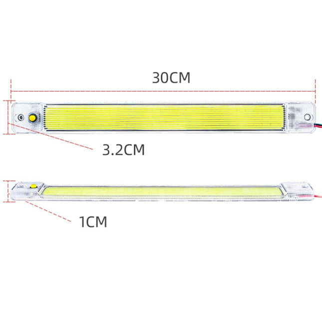 2 PCS ZS-3348 DC12-24V High Bright 84 COB Lamp Beads Car Dome Light Cabin Light Bar, ZS-3348
