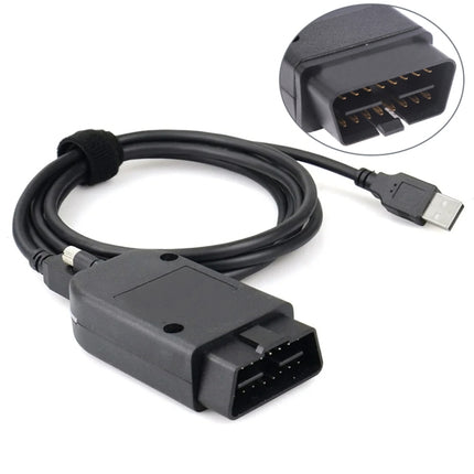 HEX ATMEGA162+16V8B+FT232RQ VAG 24.7 OBD2 Test Cable for Volkswagen / Audi, English 23.3.0